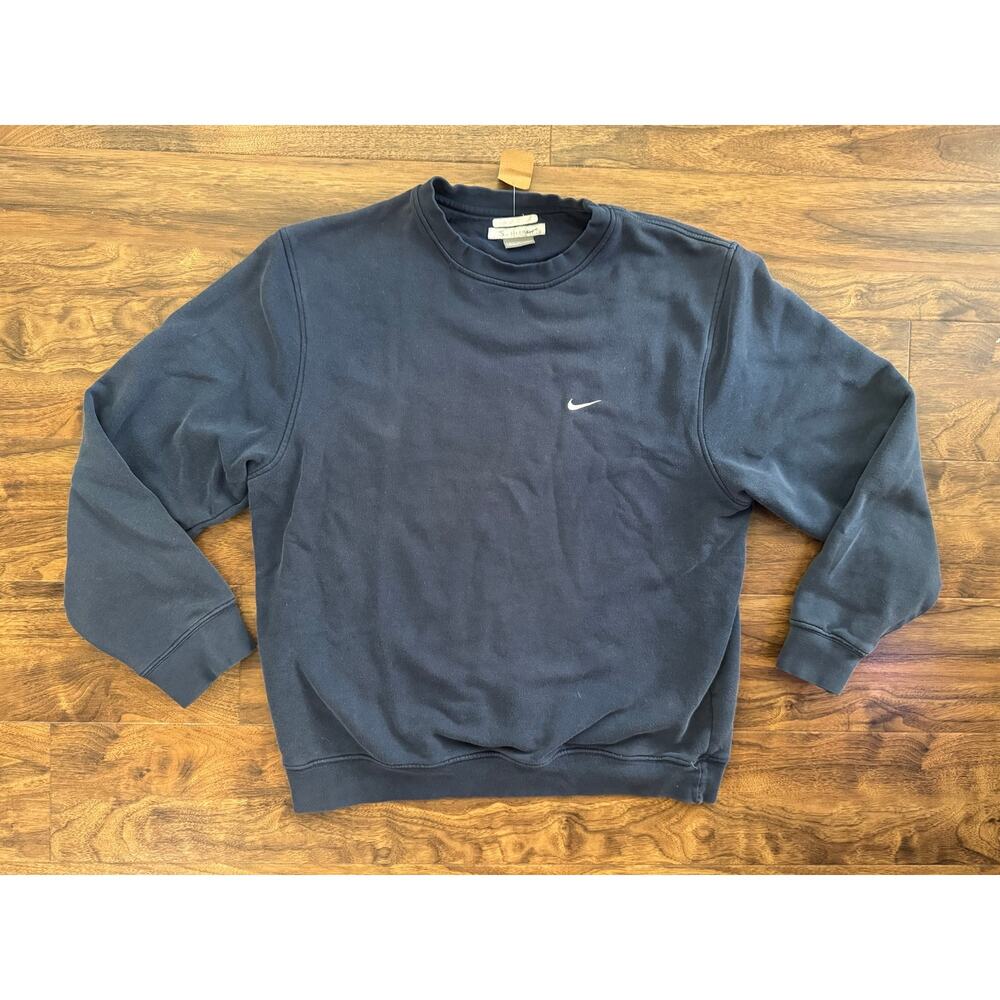Vintage Y2K Nike Crewneck Sweater Pullover Faded Blue M